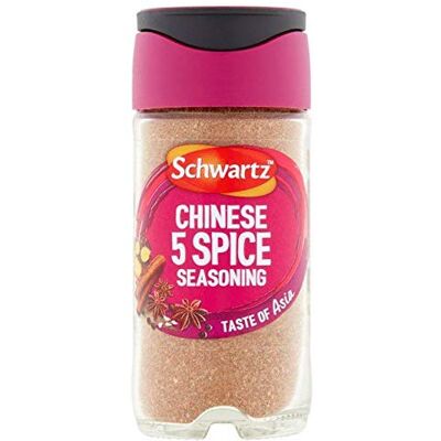 Schwartz Perfect Shake Chinese 5 Spice Seasoning Jar 58g - Publicité Schwartz Perfect Shake Chinese 5 Spice Seasoning Jar 58g - Publicité