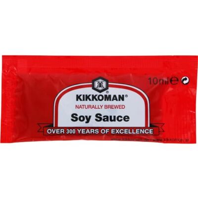 Kikkoman Sauce de Soja Sachets 400 x 10 ml 1 Unité - Publicité Kikkoman Sauce de Soja Sachets 400 x 10 ml 1 Unité - Publicité