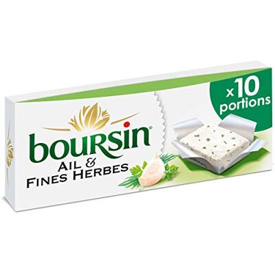 Boursin Fromage à Tartiner Ail & Fines Herbes 10 Portions 160 g - Publicité Boursin Fromage à Tartiner Ail & Fines Herbes 10 Portions 160 g - Publicité