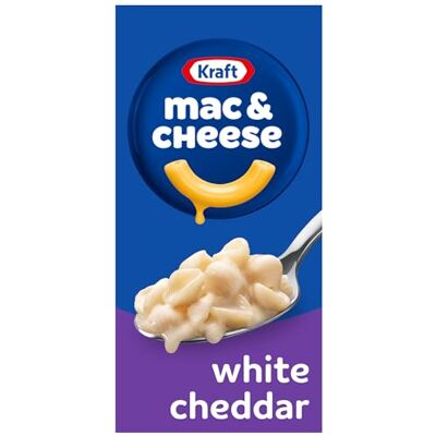 Kraft Mac & Cheese Kraft Dîner Macaroni et fromage, sachet de cèdre blanc, 206 g - Publicité Kraft Mac & Cheese Kraft Dîner Macaroni et fromage, sachet de cèdre blanc, 206 g - Publicité