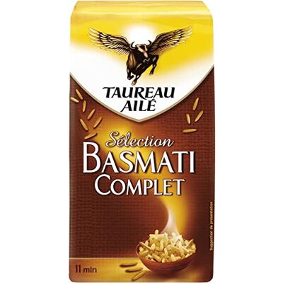 AUCHAN Lot de 3 unités *** TAUREAU AILE Riz basmati complet sélection prêt en 11 min 500g - Publicité AUCHAN Lot de 3 unités *** TAUREAU AILE Riz basmati complet sélection prêt en 11 min 500g - Publicité