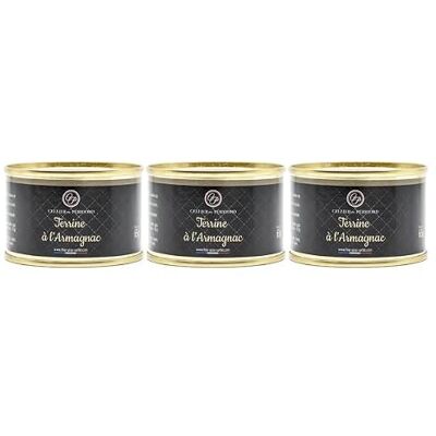 Cellier du Périgord Lot de 3 Terrines à L'Armagnac 65g - Publicité Cellier du Périgord Lot de 3 Terrines à L'Armagnac 65g - Publicité