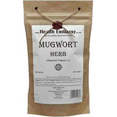 HEALTH EMBASSY Herbe d'Armoise Tisane Artemisia Vulgaris L Mugwort Herb Tea (50g) - Publicité HEALTH EMBASSY Herbe d'Armoise Tisane Artemisia Vulgaris L Mugwort Herb Tea (50g) - Publicité