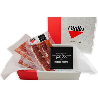 OLALLA 1 kg Epaule Jambon Bellota PATA NEGRA 100% Iberique DOP JABUGO SUMMUN Tranche Cru au Couteau Jamon Iberico Espagnol Cru Charcuterie Ibérique Espagne Panier Gourmand (10 packs 100 gr) - Publicité OLALLA 1 kg Epaule Jambon Bellota PATA NEGRA 100% Iberique DOP JABUGO SUMMUN Tranche Cru au Couteau Jamon Iberico Espagnol Cru Charcuterie Ibérique Espagne Panier Gourmand (10 packs 100 gr) - Publicité