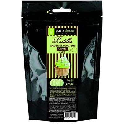 PATISDECOR Chocolat au Lait Arome Citron 250 g - Publicité PATISDECOR Chocolat au Lait Arome Citron 250 g - Publicité