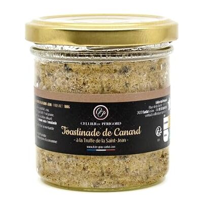 Cellier du Périgord Toastinade de canard à la truffe de la Saint Jean 100g - Publicité Cellier du Périgord Toastinade de canard à la truffe de la Saint Jean 100g - Publicité