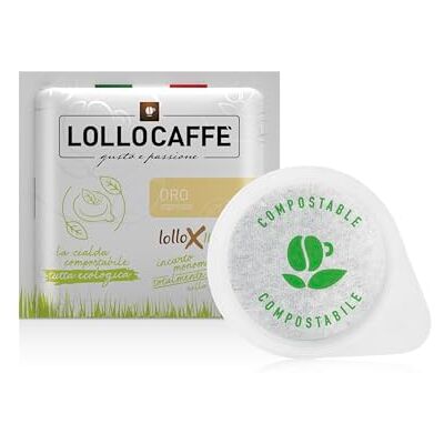 Lollo Caffè MISCELA ORO Box 150 Dosettes ESE44 7.5g Arôme Caféiné Torréfaction Moyenne Foncée Machine à Café Nespresso Original - Publicité Lollo Caffè MISCELA ORO Box 150 Dosettes ESE44 7.5g Arôme Caféiné Torréfaction Moyenne Foncée Machine à Café Nespresso Original - Publicité