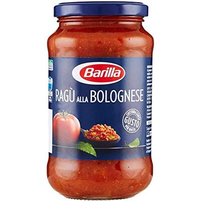 Barilla Ragù alla Bolognaise Sauce tomate bœuf et porc 400 g - Publicité Barilla Ragù alla Bolognaise Sauce tomate bœuf et porc 400 g - Publicité
