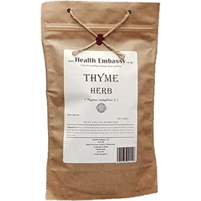 HEALTH EMBASSY Herbe de Thym Serpolet Tisane Thymus Serpyllum L Thyme Herb (50g) - Publicité HEALTH EMBASSY Herbe de Thym Serpolet Tisane Thymus Serpyllum L Thyme Herb (50g) - Publicité