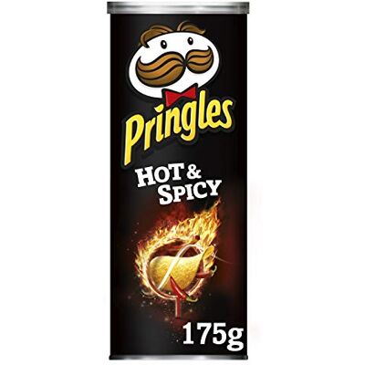 Pringles Biscuits apéritif Hot & Spicy La boite de 175g - Publicité Pringles Biscuits apéritif Hot & Spicy La boite de 175g - Publicité