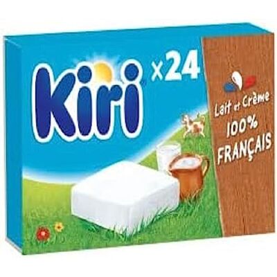 KIRI Fromage en portions Crème, Les 24 portions, 432g - Publicité KIRI Fromage en portions Crème, Les 24 portions, 432g - Publicité