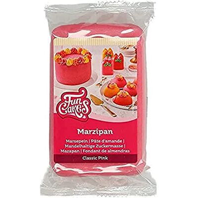 FunCakes Pâte d’amande Classic Pink: facile à utiliser, goût délicieux, flexible et lisse, facile à dérouler, fin et ferme, parfait pour la décoration de gâteaux, halal, casher et sans gluten. 250 g. Publicité FunCakes Pâte d’amande Classic Pink: facile à utiliser, goût délicieux, flexible et lisse, facile à dérouler, fin et ferme, parfait pour la décoration de gâteaux, halal, casher et sans gluten. 250 g. Publicité