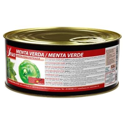SOSA Pâte concentrée à la menthe verte Format 1,5 kg - Publicité SOSA Pâte concentrée à la menthe verte Format 1,5 kg - Publicité