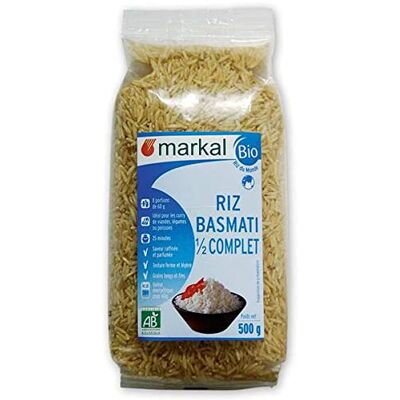 Markal Riz basmati demi,complet, 500g, - Publicité Markal Riz basmati demi,complet, 500g, - Publicité