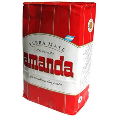 Amanda - Roja Yerba Mate Argentine - Feuilles - 6x1kg - Publicité Amanda - Roja Yerba Mate Argentine - Feuilles - 6x1kg - Publicité