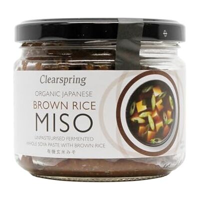 Clearspring Organic Brown Rice Miso Jar 300g - Publicité Clearspring Organic Brown Rice Miso Jar 300g - Publicité