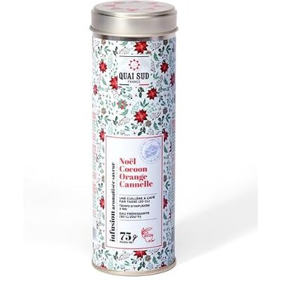 QUAI SUD Infusion "Noël Cocoon" 75g Rooibos-Orange-Cannelle - Publicité QUAI SUD Infusion "Noël Cocoon" 75g Rooibos-Orange-Cannelle - Publicité