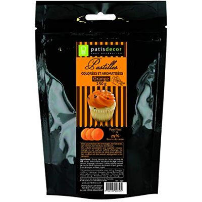 PATISDECOR Chocolat au Lait Arome Orange 250 g - Publicité PATISDECOR Chocolat au Lait Arome Orange 250 g - Publicité