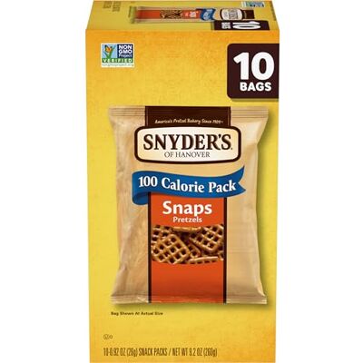 Snyder's of Hanover Bretzels, Snaps Lot de 100 calories - Publicité Snyder's of Hanover Bretzels, Snaps Lot de 100 calories - Publicité