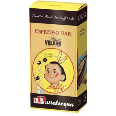 Grains de Café Passalacqua Black Vulcan - Goût Fort et Riche - Publicité Grains de Café Passalacqua Black Vulcan - Goût Fort et Riche - Publicité