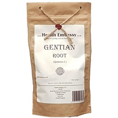 HEALTH EMBASSY Racine de Gentiane Tisane Gentiana L Gentian Root (50g) - Publicité HEALTH EMBASSY Racine de Gentiane Tisane Gentiana L Gentian Root (50g) - Publicité