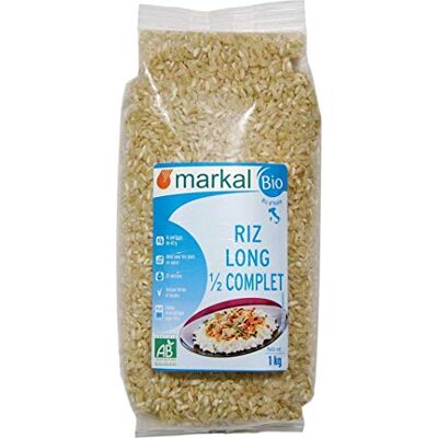 Markal RIZ LONG 1/2 COMPLET 1KG - Publicité Markal RIZ LONG 1/2 COMPLET 1KG - Publicité