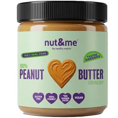nut&me Beurre de Cacahuète Croquant 1 kg - Publicité nut&me Beurre de Cacahuète Croquant 1 kg - Publicité