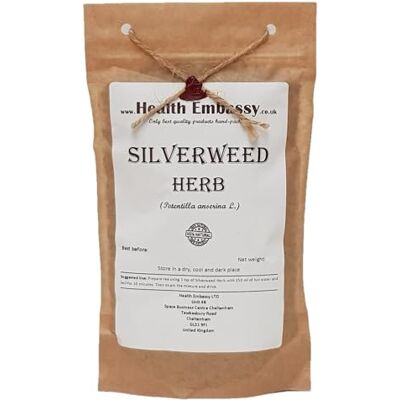 HEALTH EMBASSY Herbe de Potentille Ansérine Tisane Potentilla Anserine L Silverweed Herb (50g) - Publicité HEALTH EMBASSY Herbe de Potentille Ansérine Tisane Potentilla Anserine L Silverweed Herb (50g) - Publicité