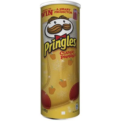 Kellogg's Pringles Snack Salé Sweet Paprika La boite de 175g - Publicité Kellogg's Pringles Snack Salé Sweet Paprika La boite de 175g - Publicité