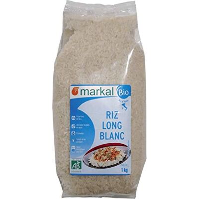 Markal Riz Long Blanc Italie Bio, 1kg - Publicité Markal Riz Long Blanc Italie Bio, 1kg - Publicité
