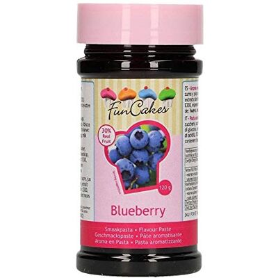 FunCakes Flavor Paste Myrtile Arômes Alimentaires Bon Goût Parfait pour Décoration de Gâteaux 150 g - Publicité FunCakes Flavor Paste Myrtile Arômes Alimentaires Bon Goût Parfait pour Décoration de Gâteaux 150 g - Publicité
