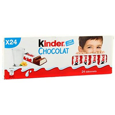 Kinder Chocolat 24 Bâtonnets 300 g - Publicité Kinder Chocolat 24 Bâtonnets 300 g - Publicité