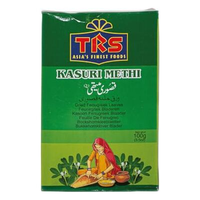 TRS Fenugreek Leaves Methi Leaves Idéal pour les infusions 100 Grammes - Publicité TRS Fenugreek Leaves Methi Leaves Idéal pour les infusions 100 Grammes - Publicité