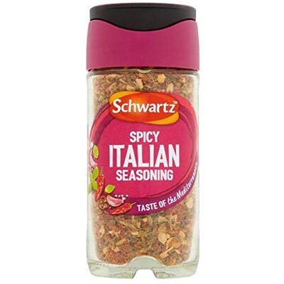 Schwartz Perfect Shake Spicy Italian Seasoning Jar 42g - Publicité Schwartz Perfect Shake Spicy Italian Seasoning Jar 42g - Publicité