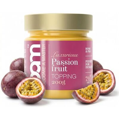 BAM Confiture de Fruits 70% de Fruits 200g Pour Gâteaux, Yaourts et Desserts Fruit de la passion - Publicité BAM Confiture de Fruits 70% de Fruits 200g Pour Gâteaux, Yaourts et Desserts Fruit de la passion - Publicité