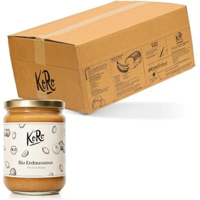 KoRo Purée de cacahuètes bio 6 x 500 g - Publicité KoRo Purée de cacahuètes bio 6 x 500 g - Publicité