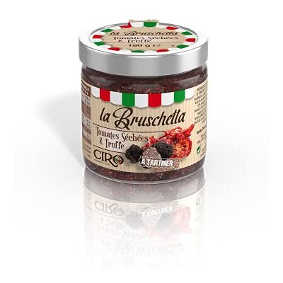 Ciro BRUSCHETTA TOMATES SECHEES ET TRUFFE 180 G - Publicité Ciro BRUSCHETTA TOMATES SECHEES ET TRUFFE 180 G - Publicité