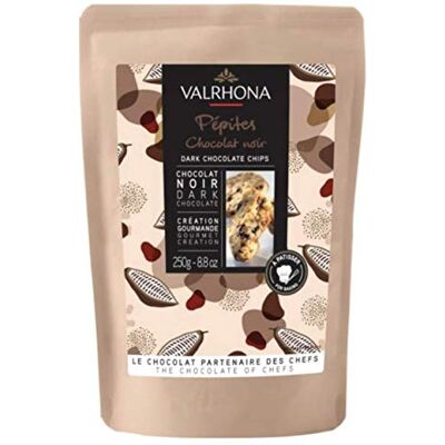 VALRHONA Pépites de Chocolat Noir 52% 250g - Publicité VALRHONA Pépites de Chocolat Noir 52% 250g - Publicité