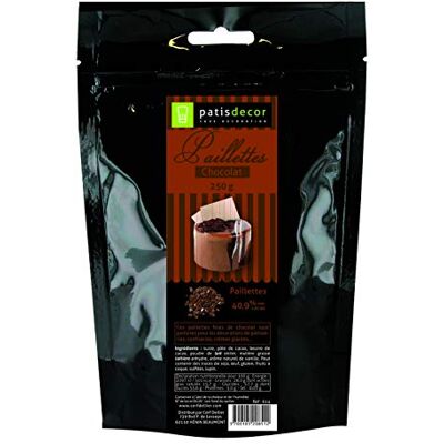 PATISDECOR Paillettes Chocolat 250 g - Publicité PATISDECOR Paillettes Chocolat 250 g - Publicité