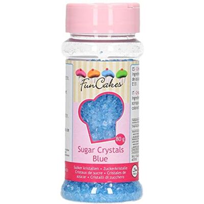 FunCakes Sucre Coloré Bleu Sprinkles Bon Goût Parfait pour Décoration de Gâteaux 110 g - Publicité FunCakes Sucre Coloré Bleu Sprinkles Bon Goût Parfait pour Décoration de Gâteaux 110 g - Publicité