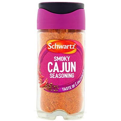 Schwartz Assaisonnement pour cajun fumé, 45 g (lot de 1) - Publicité Schwartz Assaisonnement pour cajun fumé, 45 g (lot de 1) - Publicité