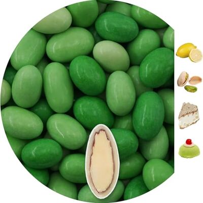 EinsSein 1kg Dragees amandes au chocolat Mélange de saveurs Mix vert brillant ca. 160 pièce Dragées Mariage Baptême Communion Célébrer Fête Candybar cadeaux d’invités Amandes Badem sekeri - Publicité EinsSein 1kg Dragees amandes au chocolat Mélange de saveurs Mix vert brillant ca. 160 pièce Dragées Mariage Baptême Communion Célébrer Fête Candybar cadeaux d’invités Amandes Badem sekeri - Publicité
