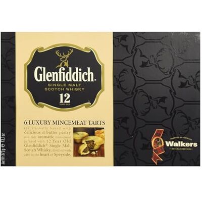 Walkers Shortbread, Glenfiddich, 6 Luxury Mincemeat Tarts, 13.1-Ounce Box - Publicité Walkers Shortbread, Glenfiddich, 6 Luxury Mincemeat Tarts, 13.1-Ounce Box - Publicité