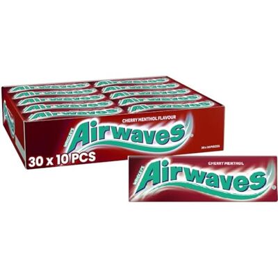 AirWaves 30 PACKETS OF (CHERRY MENTHOL) - Publicité AirWaves 30 PACKETS OF (CHERRY MENTHOL) - Publicité