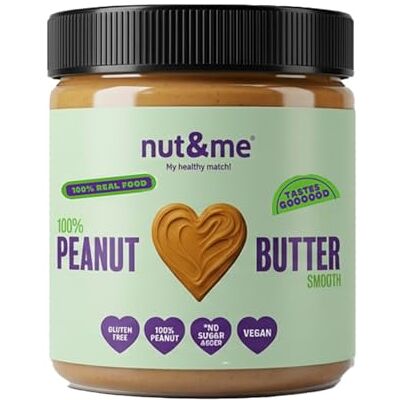 nut&me Beurre de Cacahuète Lisse 1kg 100% Cacahuètes Grillées Sans Sucre Ajouté Peanut Butter Smooth Vegan & Sans Gluten, Lactose, Huile de Palme Source de Protéines - Publicité nut&me Beurre de Cacahuète Lisse 1kg 100% Cacahuètes Grillées Sans Sucre Ajouté Peanut Butter Smooth Vegan & Sans Gluten, Lactose, Huile de Palme Source de Protéines - Publicité