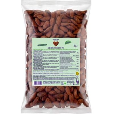 nut&me Amandes grillées non salées 1 kg Amandes décortiquées Sans sel Source de protéines Haute teneur en fibres Sans gluten Snack Pack économie - Publicité nut&me Amandes grillées non salées 1 kg Amandes décortiquées Sans sel Source de protéines Haute teneur en fibres Sans gluten Snack Pack économie - Publicité