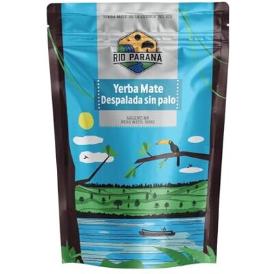 Rio Yerba Mate Despalada sin Palo 500g Thé argentin 100% feuilles - Publicité Rio Yerba Mate Despalada sin Palo 500g Thé argentin 100% feuilles - Publicité
