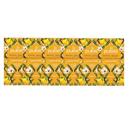 Lipton Pukka Infusion Bio Miel de Manuka, Infusion Biologique et Ayurvédique, 100% des Ingrédients Issus du Commerce Équitable, Lot de 6x20 sachets, 120 Sachets - Publicité Lipton Pukka Infusion Bio Miel de Manuka, Infusion Biologique et Ayurvédique, 100% des Ingrédients Issus du Commerce Équitable, Lot de 6x20 sachets, 120 Sachets - Publicité