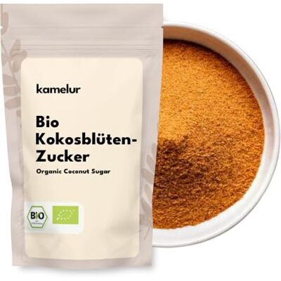 Kamelur 1kg de sucre de fleur de coco BIO – l'alternative naturelle au sucre raffiné - Publicité Kamelur 1kg de sucre de fleur de coco BIO – l'alternative naturelle au sucre raffiné - Publicité