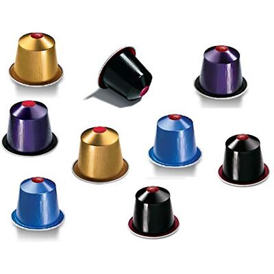 Nespresso Lot de 50 capsules authentiques pour machine à café - Publicité Nespresso Lot de 50 capsules authentiques pour machine à café - Publicité